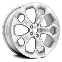 19" x 8" Alloy Remanufactured Wheel with 5 x 108 Bolt Pattern for Ford Escape 2013-2016 - Silver