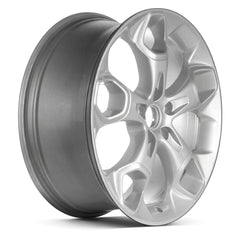 19" x 8" Alloy Remanufactured Wheel with 5 x 108 Bolt Pattern for Ford Escape 2013-2016 - Silver