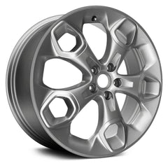19" x 8" Alloy Remanufactured Wheel with 5 x 108 Bolt Pattern for Ford Escape 2013-2016 - Silver