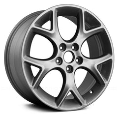 LKQ Corp - 5 Y-Spoke Charcoal Metallic with Machined Face 17x7 Alloy Factory Wheel for Ford Focus 2012-2014
