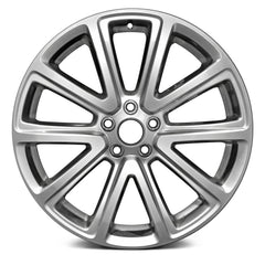 ALUMINUM WHEEL -  20 x 8.5 -  44MM OFFSET -  10 SPOKE -
