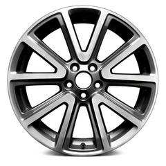 LKQ Corp - 5 V-Spoke Medium Charcoal with Machined Face 20x8.5 Alloy Factory Wheel for Ford Explorer 2015-2017