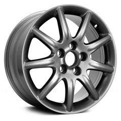 17" x 7" Alloy Remanufactured Wheel with 5 x 114.3 Bolt Pattern for Buick Lucerne 2006–2008 - Silver