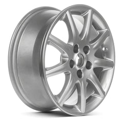 17" x 7" Alloy Remanufactured Wheel with 5 x 114.3 Bolt Pattern for Buick Lucerne 2006–2008 - Silver