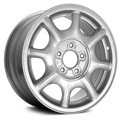 16" x 6.5" Alloy Remanufactured Wheel with 5 x 114.3 Bolt Pattern for Buick Park Avenue 2000–2003 - Silver