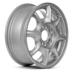 16" x 6.5" Alloy Remanufactured Wheel with 5 x 114.3 Bolt Pattern for Buick Park Avenue 2000–2003 - Silver