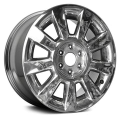 LKQ Corp - 9-Spoke Cladded Chrome 19x7 Alloy Factory Wheel - Replica for Buick Enclave 2011-2013