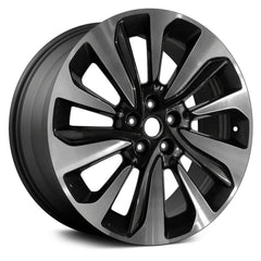 18" x 7" Alloy Remanufactured Wheel with 5 x 105 Bolt Pattern for Buick Encore 2017 - 2019 - Dark Charcoal with Machined Accents