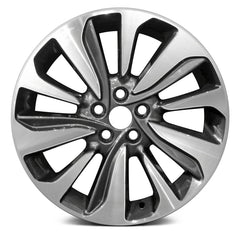 18" x 7" Alloy Remanufactured Wheel with 5 x 105 Bolt Pattern for Buick Encore 2017 - 2019 - Dark Charcoal with Machined Accents