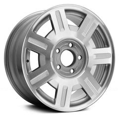 16" x 7" Alloy Remanufactured Wheel with 
5 x 114.3 Bolt Pattern for Cadillac Deville 2003-2005 - 
Silver