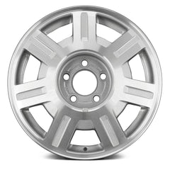 16" x 7" Alloy Remanufactured Wheel with 
5 x 114.3 Bolt Pattern for Cadillac Deville 2003-2005 - 
Silver