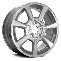 LKQ Corp - 7 I-Spoke Silver with Machined Face 17x8 Alloy Factory Wheel for Cadillac CTS 2008-2009