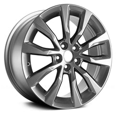 19" x 8.5" Alloy Remanufactured Wheel with 
5 x 120 Bolt Pattern for Cadillac XTS 2015-2016 - 
Silver