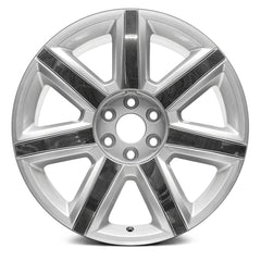 22" x 9" Alloy Remanufactured Wheel with 6 x 139.7 Bolt Pattern for Cadillac Escalade 2015-2020 - Silver
