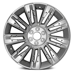 LKQ Corp - 9 Double I-Spoke Silver 22x9 Alloy Factory Wheel for Cadillac Escalade 2015-2017
