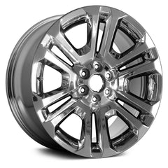 LKQ Corp - 6 V-Spoke OE Chrome 22x9 Alloy Factory Wheel - Replica for Cadillac Escalade 2015-2019