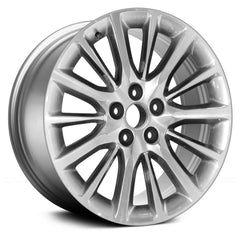 19" x 8.5" Alloy Remanufactured Wheel with 5 x 120 Bolt Pattern for Cadillac CT6 2016–2017 - Smoked Silver