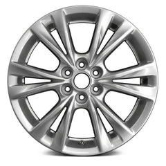 LKQ Corp - 6 Double-Spoke Sparkle Silver 18x8 Alloy Factory Wheel for Cadillac XT5 2020-2022