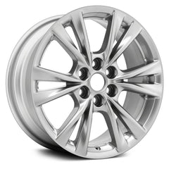 LKQ Corp - 6 Double-Spoke Sparkle Silver 18x8 Alloy Factory Wheel for Cadillac XT5 2020-2022