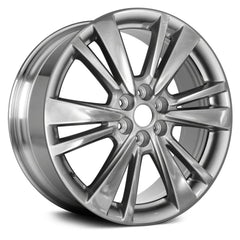 20" x 8" Alloy Remanufactured Wheel with 
6 x 120 Bolt Pattern for Cadillac XT5 2020 - 2022 - Polished Medium Charcoal