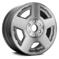 LKQ Corp - 5-Spoke Silver 17x7.5 Alloy Factory Wheel for Chevy Silverado 1500 2004-2007