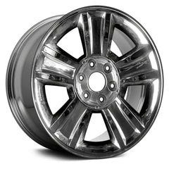 20" x 8.5" Alloy Replica Wheel with 6 x 139.7 Bolt Pattern for Chevy Avalanche 2009-2013 - Chrome