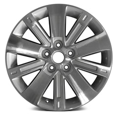 LKQ Corp - 10-Spoke Silver with Machined Accents 18x7 Alloy Factory Wheel for Chevy Equinox 2010-2012