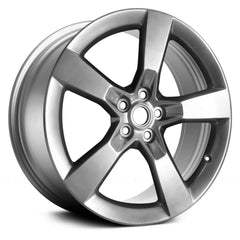 20" x 8" Alloy Remanufactured Wheel with 5 x 120 Bolt Pattern for Chevy Camaro 2010-2015 - Silver