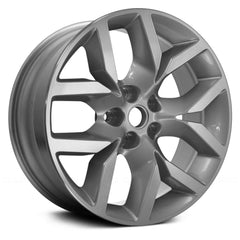 19" x 8.5" Alloy Remanufactured Wheel with 
5 x 120 Bolt Pattern for Chevy Impala 2014-2020 - Machined and Bright Sparkle Silver