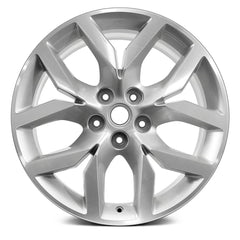 19" x 8.5" Alloy Remanufactured Wheel with 
5 x 120 Bolt Pattern for Chevy Impala 2014-2020 - Machined and Bright Sparkle Silver