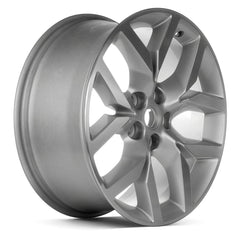 19" x 8.5" Alloy Remanufactured Wheel with 
5 x 120 Bolt Pattern for Chevy Impala 2014-2020 - Machined and Bright Sparkle Silver