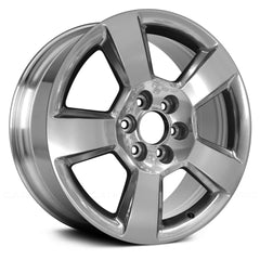 LKQ Corp - 5-Spoke Full Polished 20x9 Alloy Factory Wheel for Chevy Silverado 1500 2014-2017