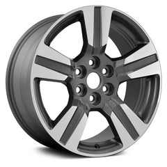 LKQ Corp - 5-Spoke Slow Machined and Medium Charcoal Metallic 18x8.5 Alloy Factory Wheel for Chevy Colorado 2015-2017