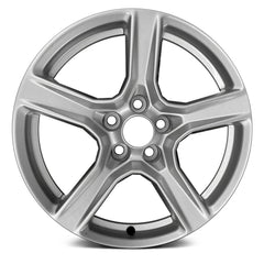 18" x 8.5" Alloy Remanufactured Wheel with 5 x 120 Bolt Pattern for Chevy Camaro 2016 - Silver