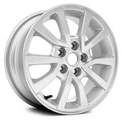 LKQ Corp - 5 V-Spoke Sparkle Silver Metallic 15x6 Alloy Factory Wheel for Chevy Sonic 2017