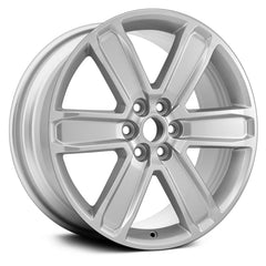20" x 8" Alloy Remanufactured Wheel with 6 x 120 Bolt Pattern for GMC Acadia 2017-2018 - Bright Silver Metallic