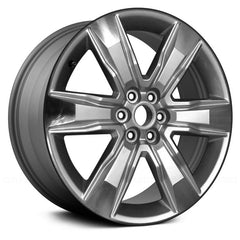 ALUMINUM WHEEL -  20 x 8 -  50MM OFFSET -  6 SPOKE -