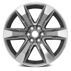 ALUMINUM WHEEL -  20 x 8 -  50MM OFFSET -  6 SPOKE -
