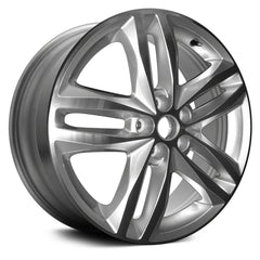 19" x 7.5" Alloy Remanufactured Wheel with 5 x 120 Bolt Pattern for Chevy Equinox 2018-2019 - Machined and Silver