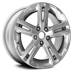 17" x 7" Alloy Remanufactured Wheel with 5 x 114.3 Bolt Pattern for GMC Terrain 2018-2019 - Sparkle Silver