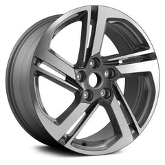 18" x 7" Alloy Remanufactured Wheel with 5 x 114.3 Bolt Pattern for GMC Terrain 2018 - Machined and Medium Charcoal