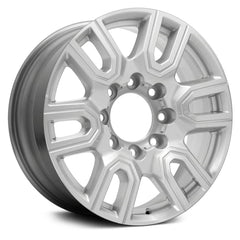 20" x 8.5" Alloy Remanufactured Wheel with 8 x 180 Bolt Pattern for GMC Sierra 2500 2020 - Machined Sparkle Silver