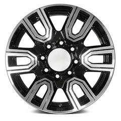 20" x 8.5" Alloy Remanufactured Wheel with 8 x 180 Bolt Pattern for GMC Sierra 2500 2020 - Machined Gloss Black