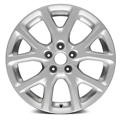 17" x 7" Alloy Remanufactured Wheel with 5 x 110 Bolt Pattern for Jeep Cherokee 2014-2017 - Sparkle Silver Metallic