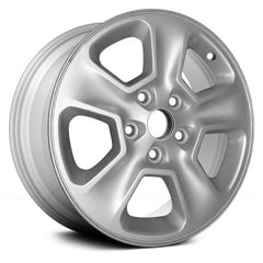 17" x 8" Alloy Remanufactured Wheel with 5 x 127 Bolt Pattern for Jeep Grand Cherokee 2014-2017 - Sparkle Silver