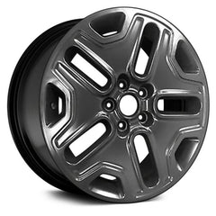 17" x 6.5" Alloy Remanufactured Wheel with 5 x 110 Bolt Pattern for Jeep Renegade 2018 - Black