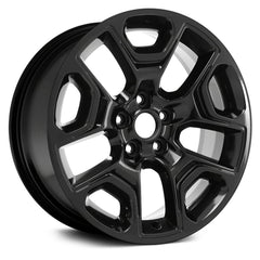 17" x 7.5" Alloy Remanufactured Wheel with 5 x 110 Bolt Pattern for Jeep Cherokee 2019 - Black