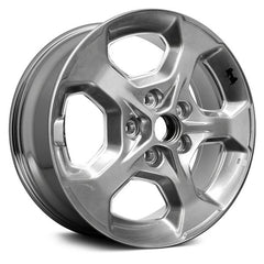 LKQ Corp - 5-Spoke Painted Medium Silver Metallic With Sticker 17x7.5" Alloy Factory Wheel for Jeep Gladiator 2020-2021