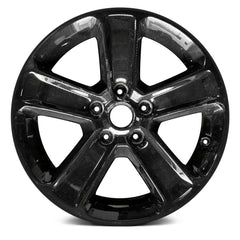 18" x 7.5" Alloy Remanufactured Wheel with 5 x 127 Bolt Pattern for Jeep Wrangler 2020-2023 - Black