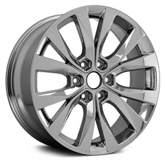 20" x 8.5" Alloy Replica Wheel with 6 x 135 Bolt Pattern for Ford F-150 2015-2017 - Light PVD OE Chrome